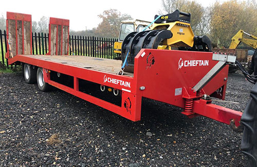 Tractor and Low Lowder Trailer
